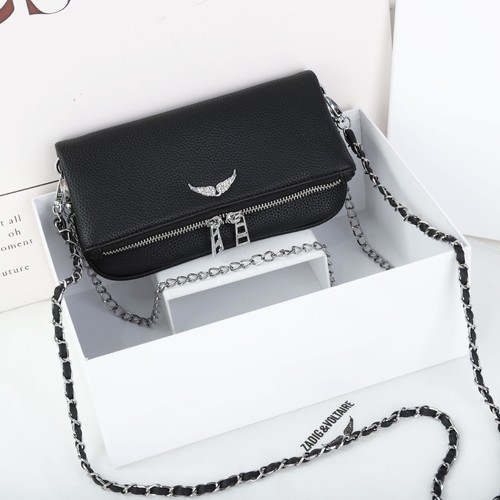 Zadig voltaire black leather - voltaire,